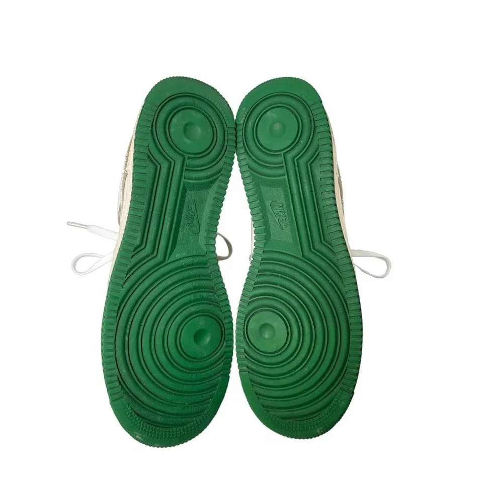 Nike Air Force 1 Low Top Shoes White Pine Green CV172 103 Men’s Size 11.5 - Picture 5 of 8